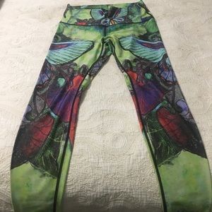 Yoga Democracy printed leggings